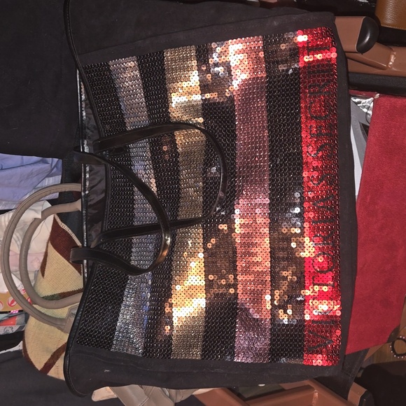 BIG Victoria Secrets tote canvas bag - Picture 6 of 15